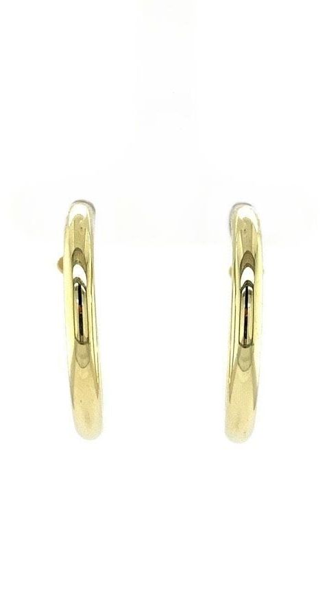Vintage 14K Gold Smooth Stud Earrings